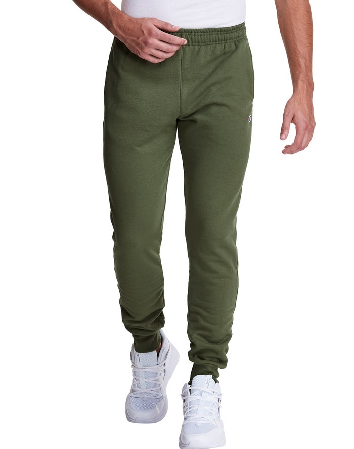 Champion Powerblend Fleece Erkek Joggers Yeşil ( MCHVKR624 )